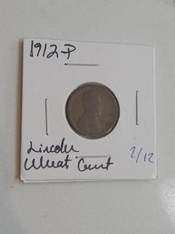 1912 P Lincoln Wheat Cent 257