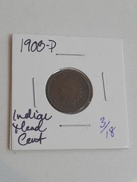 1900 P Indian Head Cent 290