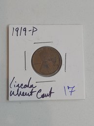 1919 P Lincoln Wheat Cent 291