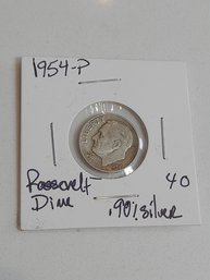 1954 P Roosevelt Dime .90 Silver 294