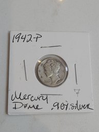1942 P Mercury Dime .90 Silver 305