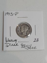 1943 P Mercury Dime .90 Silver 307