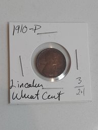 1910 P Lincoln Wheat Cent 313