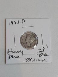 1943 P Mercury Dime .90 Silver 319