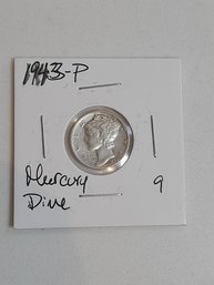 1943 P Mercury Dime 320