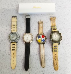 Vintage Hip Hop Inspired Oversized Quartz Watches By: Star, Q Collection, Versales