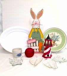 Mixed Lot Of Vintage & New Holiday And Home Decor Items
