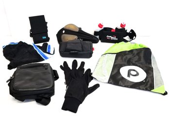 Bicycle Accessories Lot: Bike Bag, Hydration Belt/bottles, Bell Bike Seat And More!