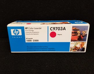 NEW HP Color LaserJet Print Cartridge Magenta C9703A -  Factory Sealed