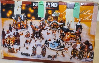 Kirkland 32 Piece Christmas VillageChristmas Village In Original Box