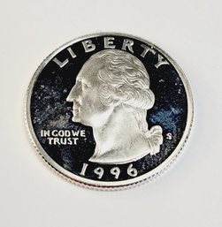 1996-s Silver Washington Quarter PROOF (90 Silver)