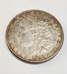 Wow....1878 Morgan Silver Dollar (first Year Of Morgans)