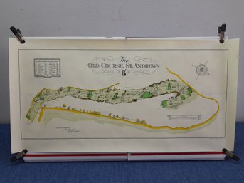The Old Course, St Andrews Golf Course Map