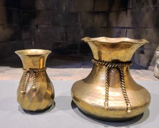 Brass Vase Set