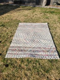 Colorful Area Rug In Great Shape.