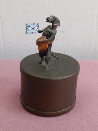 Vintage Dog Mail Carrier Coin Bank