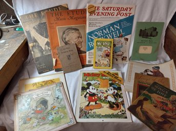 Wonderful Vintage Book , Brochure, Calendar Etc....lot