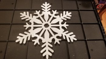 Decorative, White Snowflakes