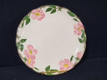 Vintage Franciscan Earthenware Desert Rose 11.75' Round Chop Plate