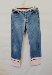 Women's Embellished/rhinestone Button Fly Jeans By Molly B. Designs - Size Small