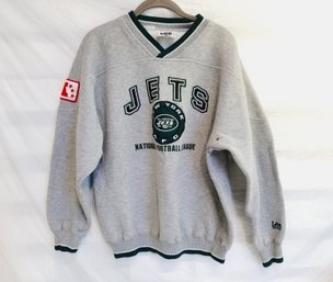 Women's New York Jets Sweatshirt By Lee Sport Size Medium