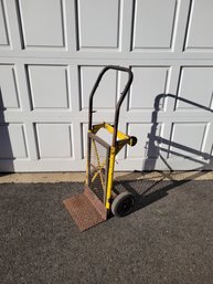 Steel Utility Cart With Solid Wheels.