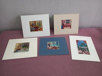 Set Of Pencil Signed Lithographs