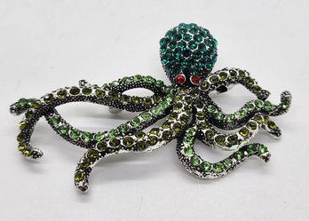 Really Cool Octopus Brooch