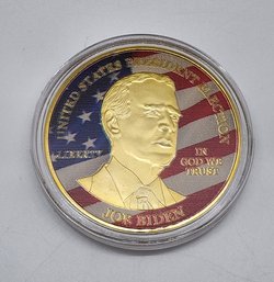 President Biden Collector Coin Set In Display Case