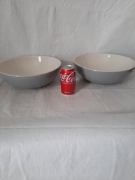 2 Large Hall Mixing Bowls New Old Stock