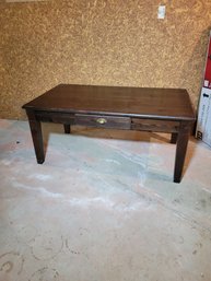 Coffee Table. - Solid Wood And The Drawer Works Well. - - - - - - - - - - - - -- - - - - - - --Loc: Basement