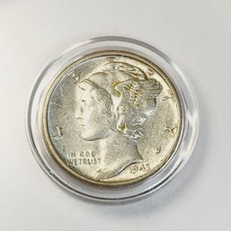 Uncirculated ...1943 Silver Mercury Dime (WW II)