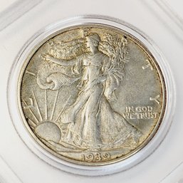 Sweet....1939 Silver Walking Liberty Half Dollar (great Condition)