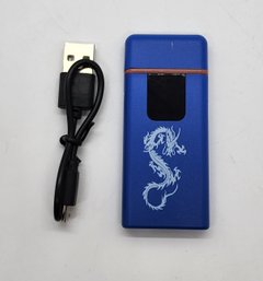 Blue Electric Dragon Lighter & Cord