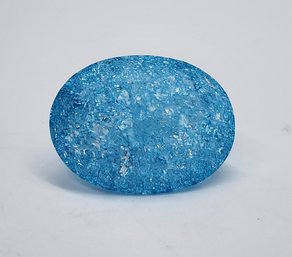 Blue Crackled Quartz