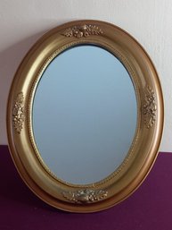 Ornate Oval Wall Hanging Mirror