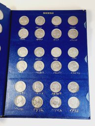 Complete Set 1950-1984 Jefferson Nickels Full  Album Book (with Rare 1950 D)