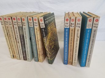 Vintage The Golden Home And High School Encyclopedias Hard Cover Books - 14 Volumes