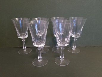 Ornate Crystal Wine Glasses