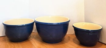 Set Of 3 Le Creuset Earthenware, Bowls