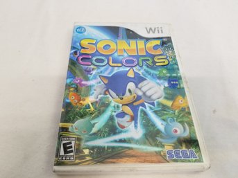 Sonic Colors Video Game Nintendo Wii
