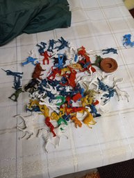 Bag Of Vintage Plastic Figures