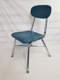 Vintage Ivy League Hard Plastic Stackable School Chair