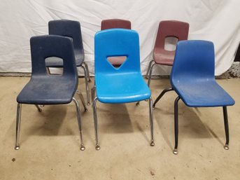 Vintage Plastic School Chairs