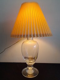 Rare Vintage Hand Blown Simon Pearce Lamp  1/2