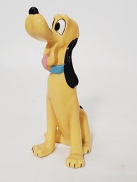 Vintage Walt Disney Hand Painted Pluto Dog 6.5'h Figurine