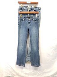 Women's Boot Cut Kenneth Cole Jeans Size 2 & Gap Modern Boot Cut Jeans Size 12 Long