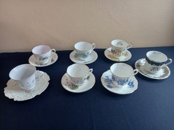 Tea Cup And Saucers Lot #1