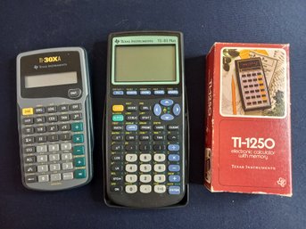 Calculator Lot Of 3