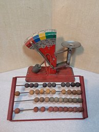 Cool Lot Of Vintage Egg Scales  And Colored  Abacus 2pcs.